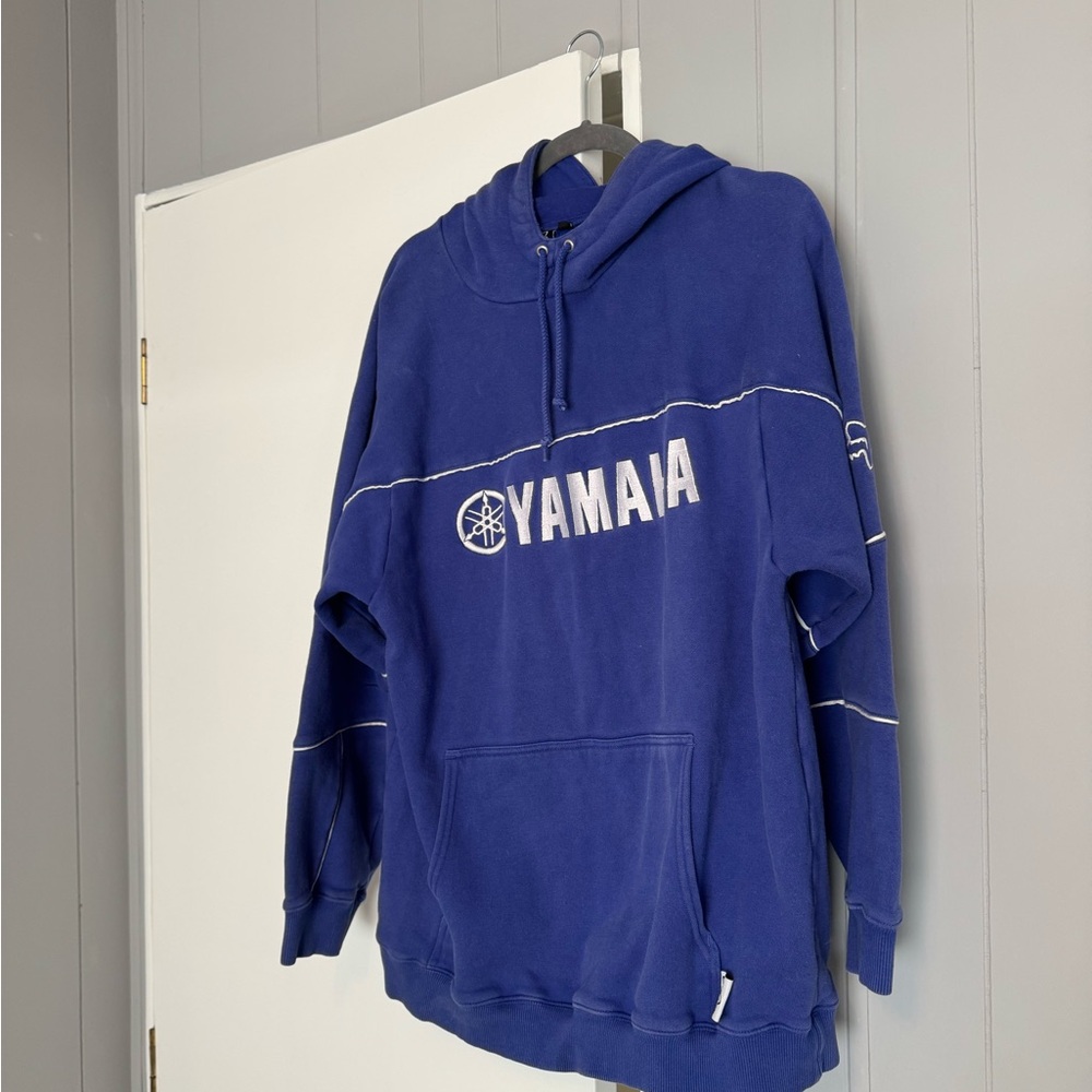 Yamaha Royal Blue Pullover with White Accents
